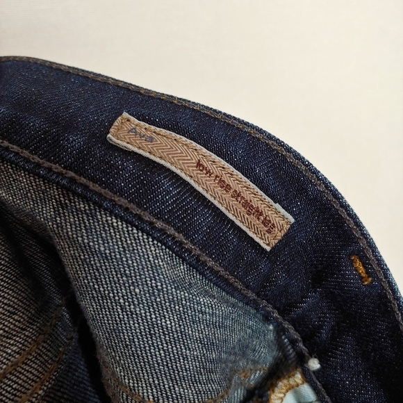 Citizens of Humanity Ava Low Rise Straight Jeans Raw Hem Cotton Elastane‎ 24 - Picture 8 of 9
